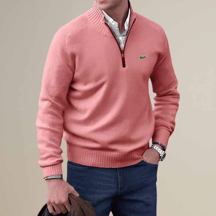 Maglione a Mezzo Zip - Saldi