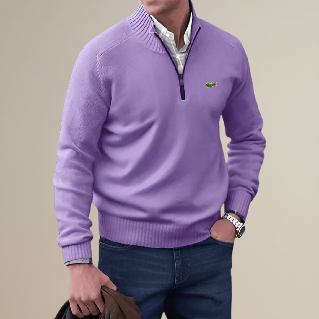 Maglione a Mezzo Zip - Saldi