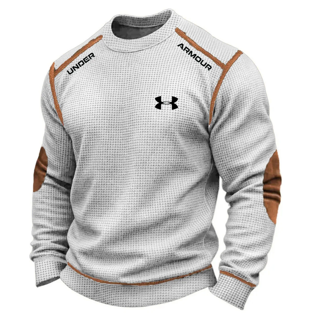 2026 Maglia girocollo in maglia waffle - Saldi di liquidazione