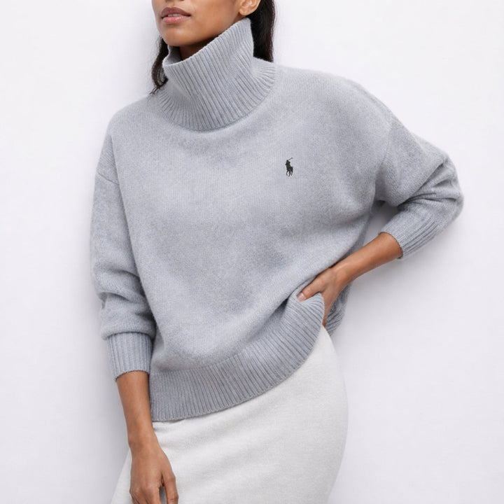 Maglione dolcevita in maglia morbida - Saldi di Fine Serie