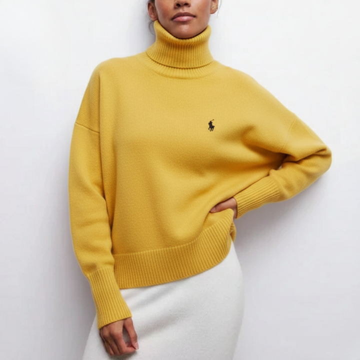 Maglione dolcevita in maglia morbida - Saldi di Fine Serie