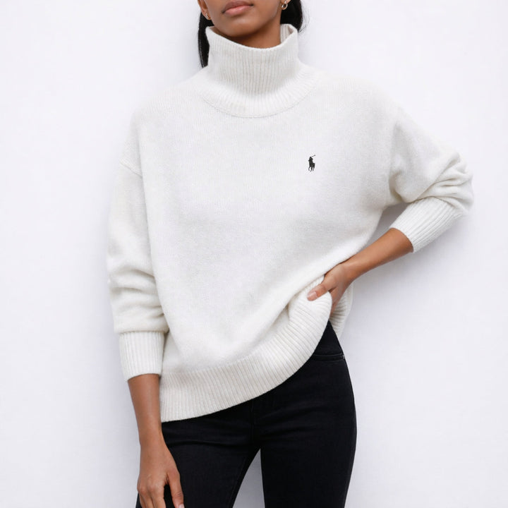 Maglione dolcevita in maglia morbida - Saldi di Fine Serie