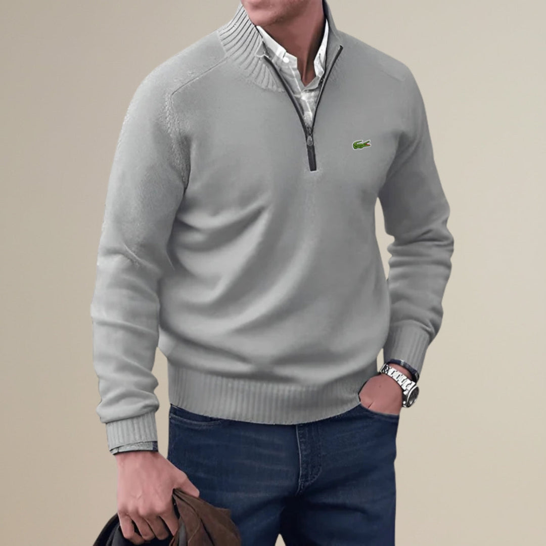 Maglione a Mezzo Zip - Saldi