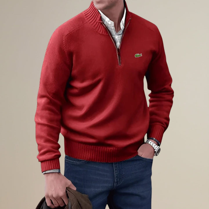 Maglione a Mezzo Zip - Saldi