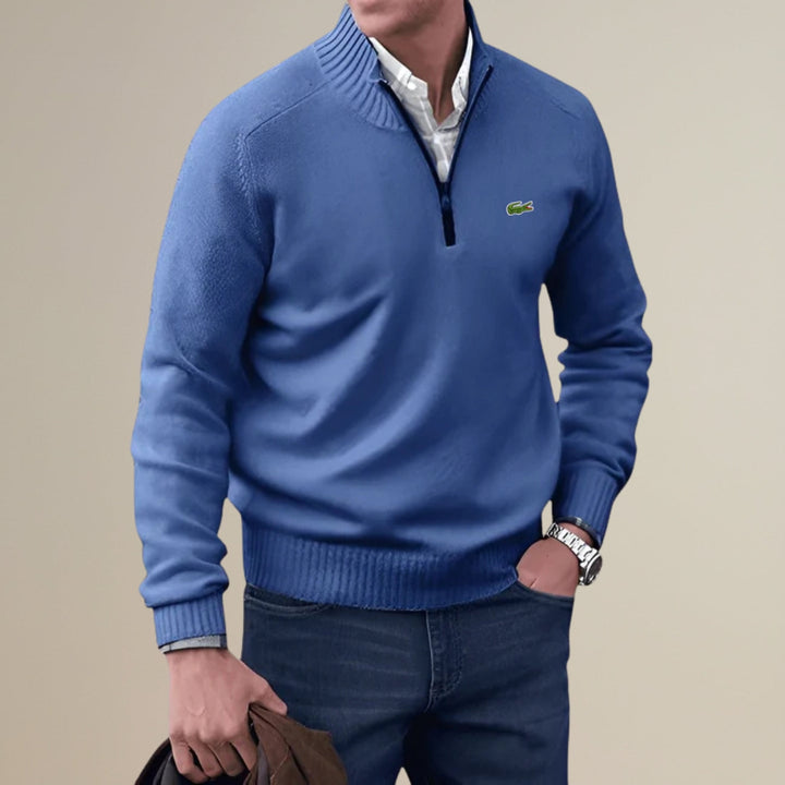 Maglione a Mezzo Zip - Saldi