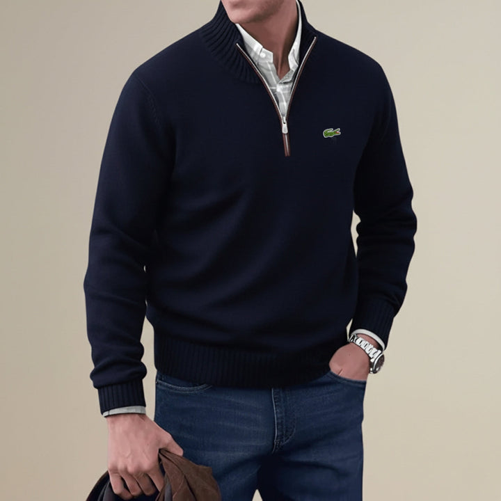 Maglione a Mezzo Zip - Saldi