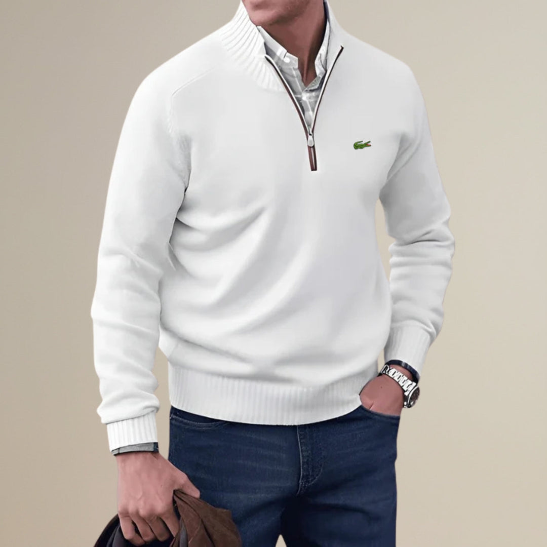 Maglione a Mezzo Zip - Saldi