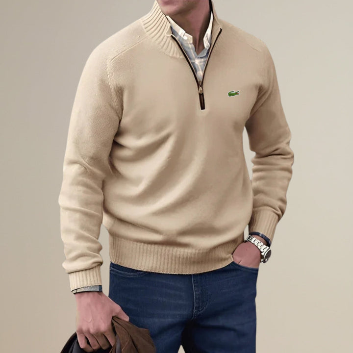 Maglione a Mezzo Zip - Saldi