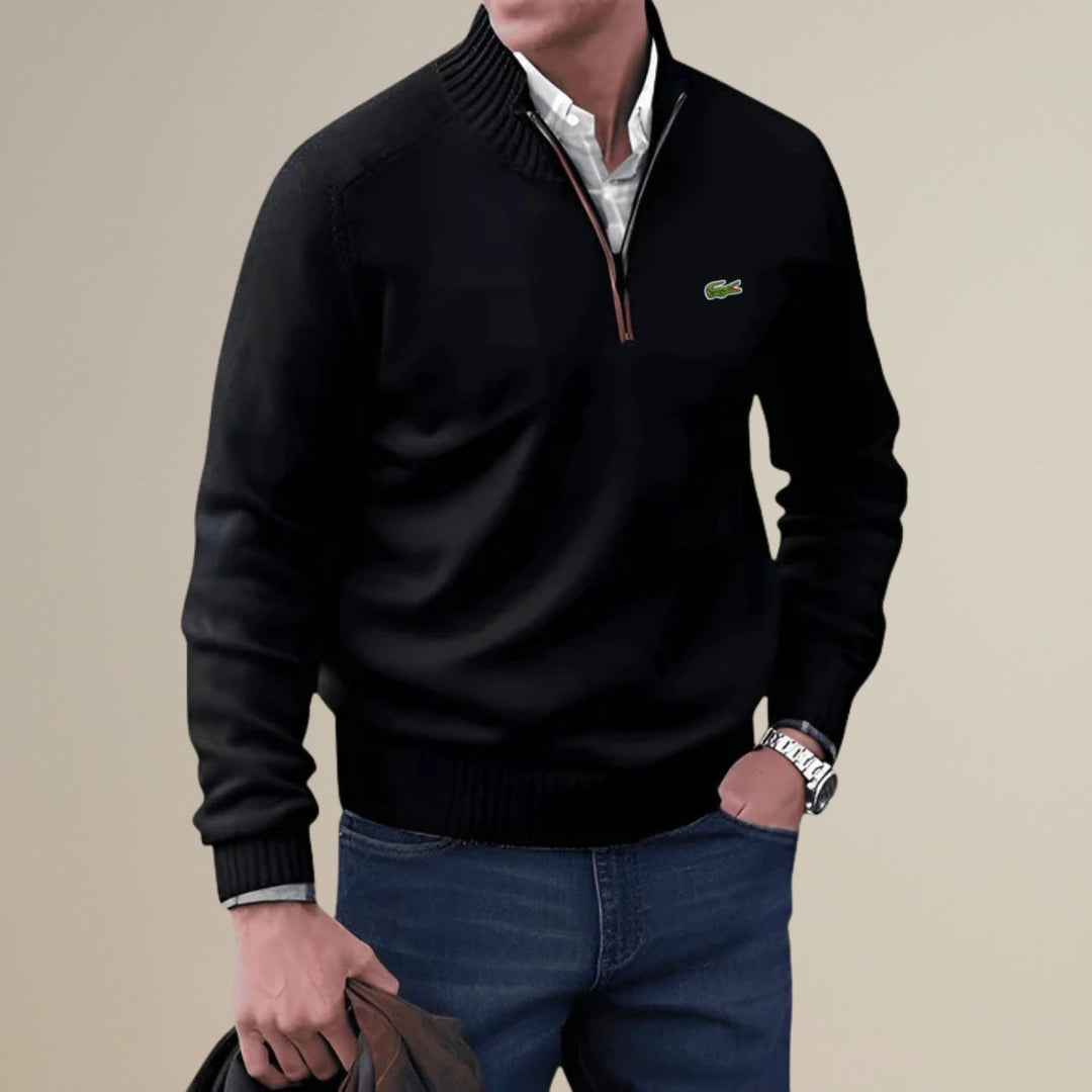 Maglione a Mezzo Zip - Saldi